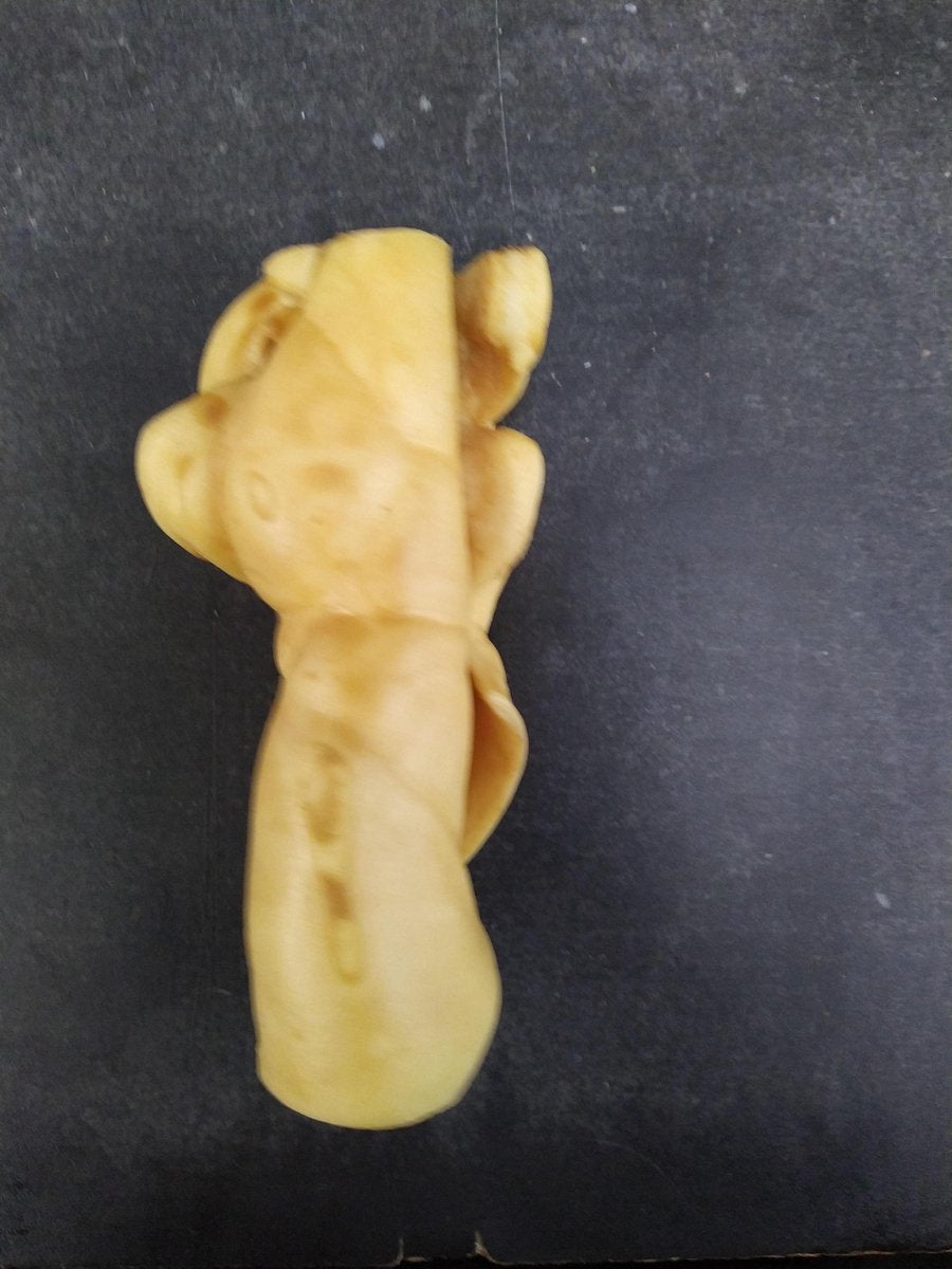 xtra groot Rund kophuid roll runder kophuid roll 3 stuks 15cm van de snackmeester 100% natuurlijk natural naturel