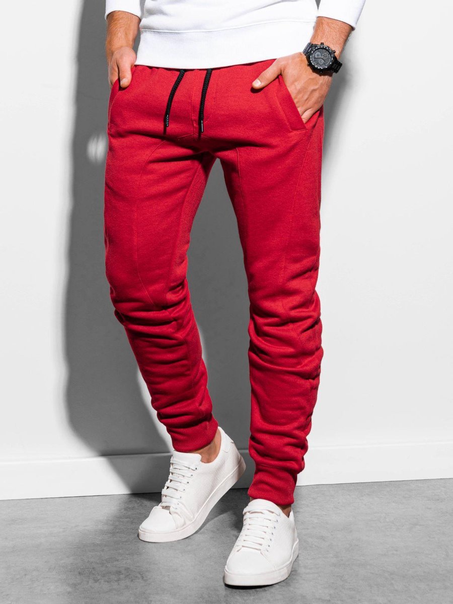 Heren - joggingbroek - P- 867 - Rood
