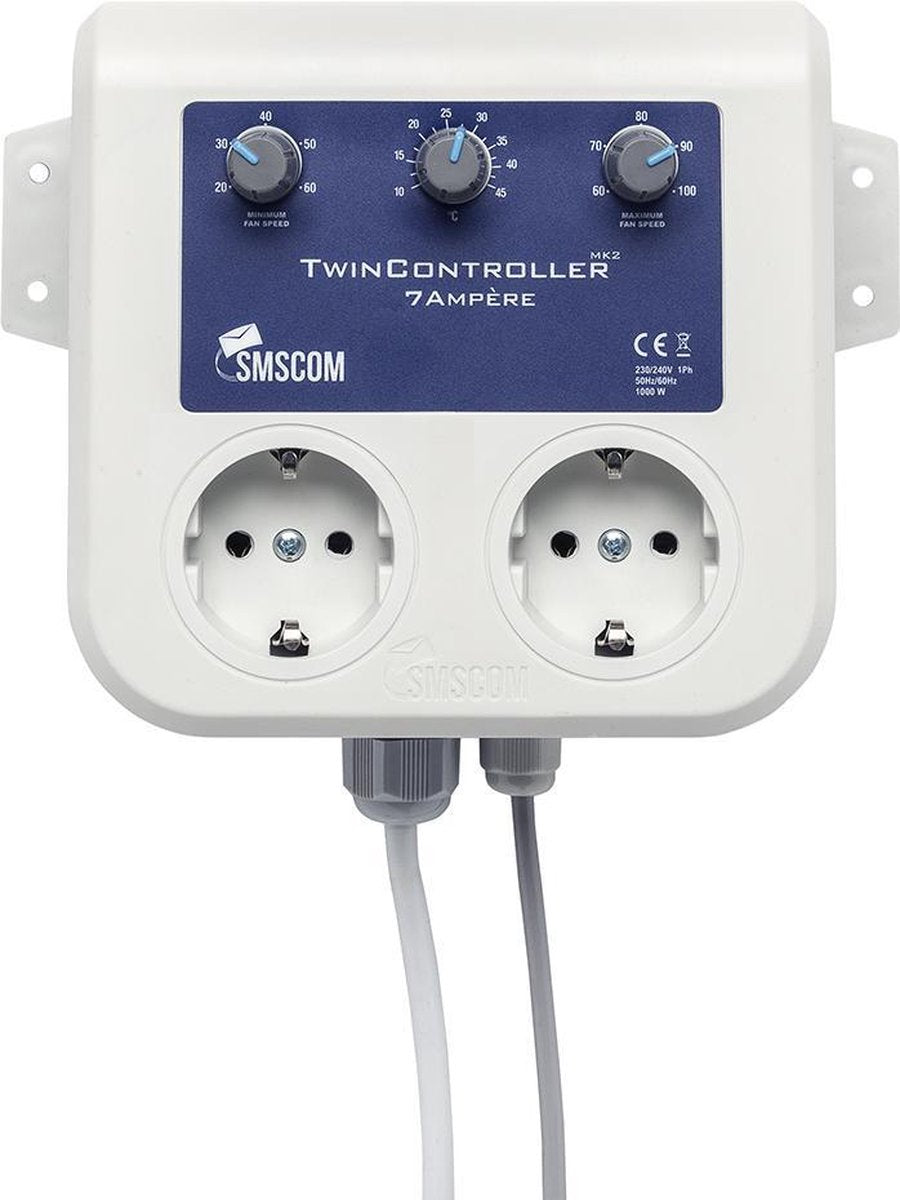 SMSCOM - Twincontroller PRO 7A EU - Klimaatcontroller