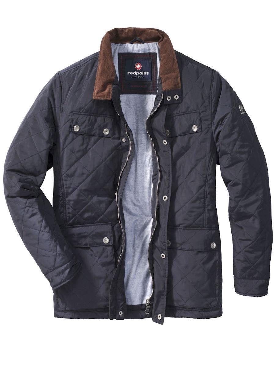 Redpoint Jas Blauw Geruit Motief Quentin - M