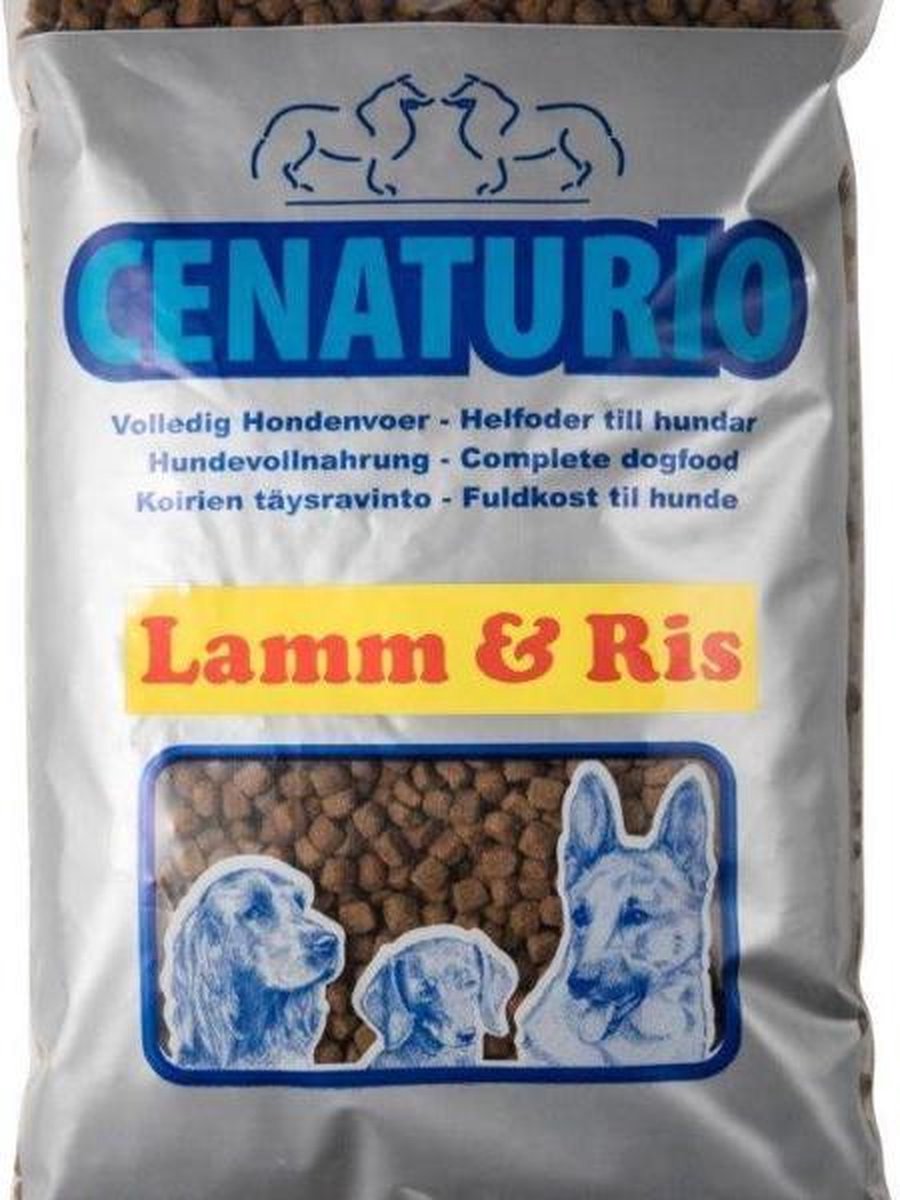 Cenaturio Lamm & Ris - honden droogvoer - 5 KG - alle normaal actieve honden