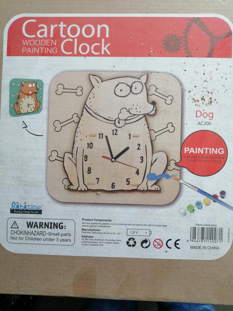 Kinderklok Cartoon Hond