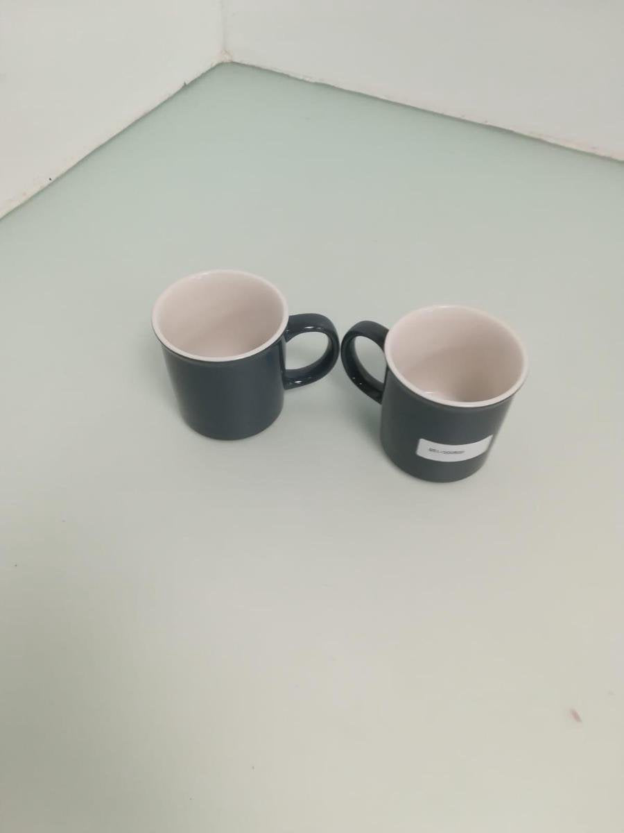 2 leuke blauwe mokken - simpel