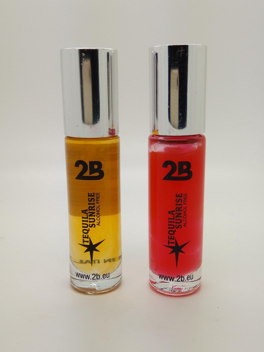 2B-lipgloss rol on cocktail 24 Tequila Sunrise - set van 2