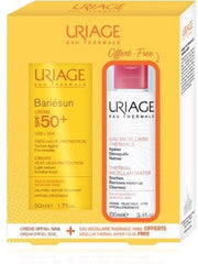 Uriage Bariésun zonnebrandcrème spf50 + micellair reinigingswater