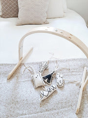 CHILDHOME - BABY GYM UNIVERSAL RONDE BOOG VOOR SPEELTJES NATUREL