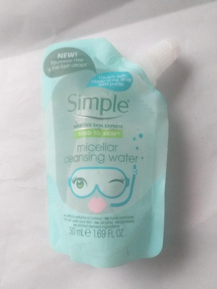 Simple micellar cleansing water