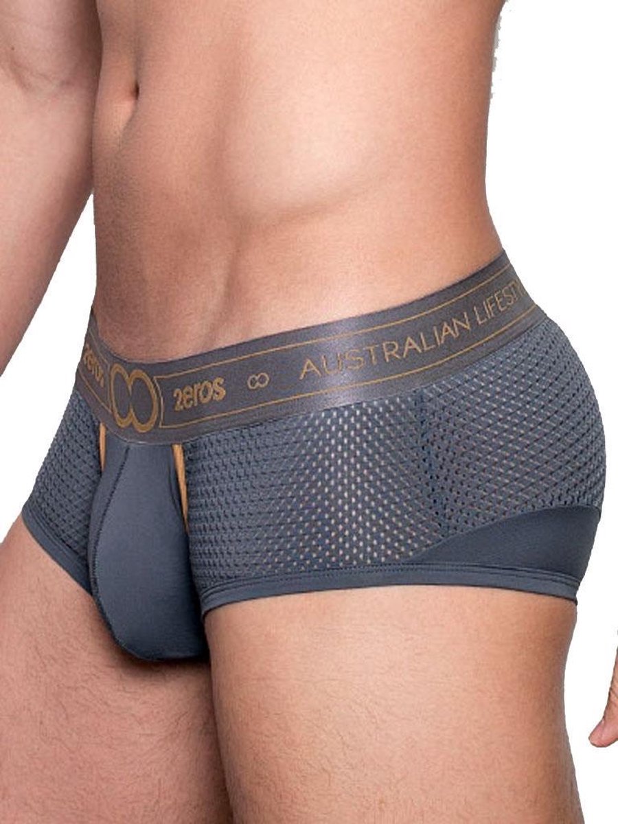 2EROS Aether Trunk Deep Space Grijs - MAAT XL - Boxershort Heren - Boxershorts voor Mannen - Mannen Cadeautjes