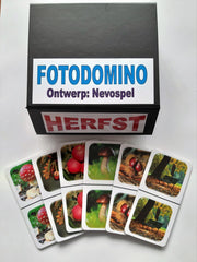 Denkspel voor mensen met dementie FotoDomino Herfst