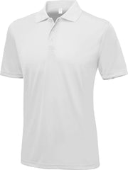 AWDis Gewoon Cool Mens Gladde Korte Mouw Poloshirt (Arctisch Wit)