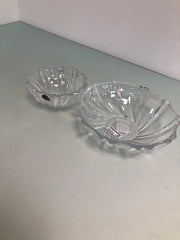 Crystalline schalen set 2 stuks (luxe fruitschaal en luxe kom)