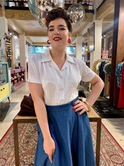 Ella Blouse Wit-M