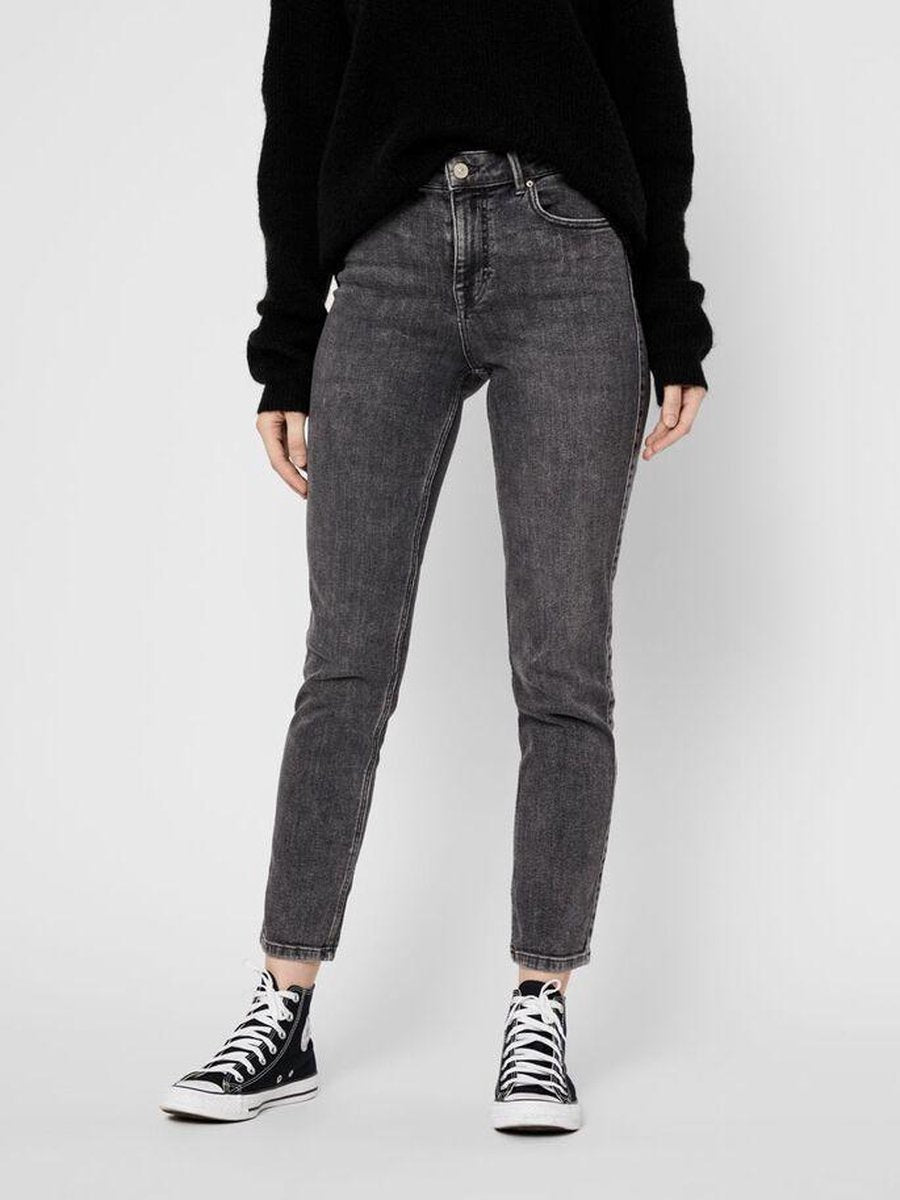 Pclili Slim Mw Cr Mg731-vi/noos Bc 17106392 Medium Grey Denim - Maat L