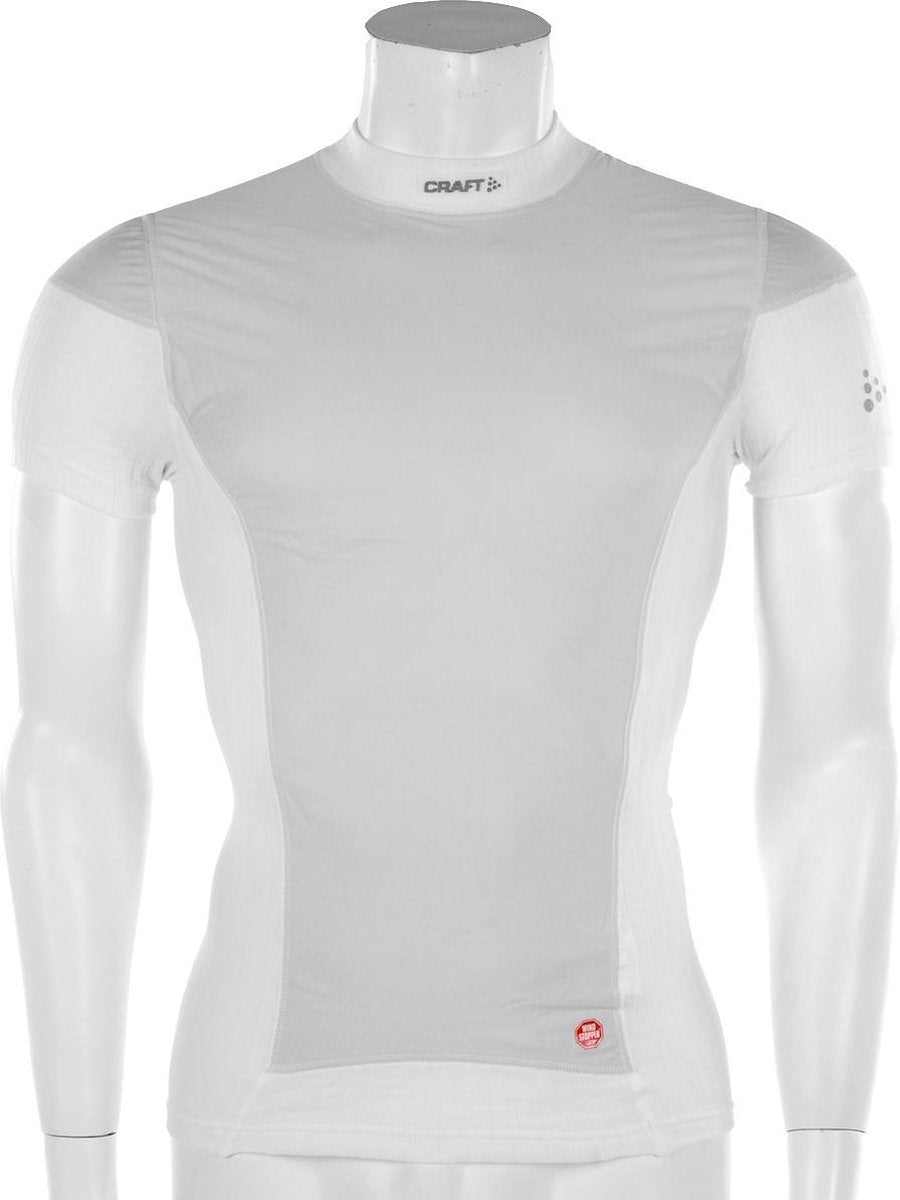Craft Active Extreme Wind Stopper Short Sleeve White - Sportshirt -  Heren - Maat XXL - White