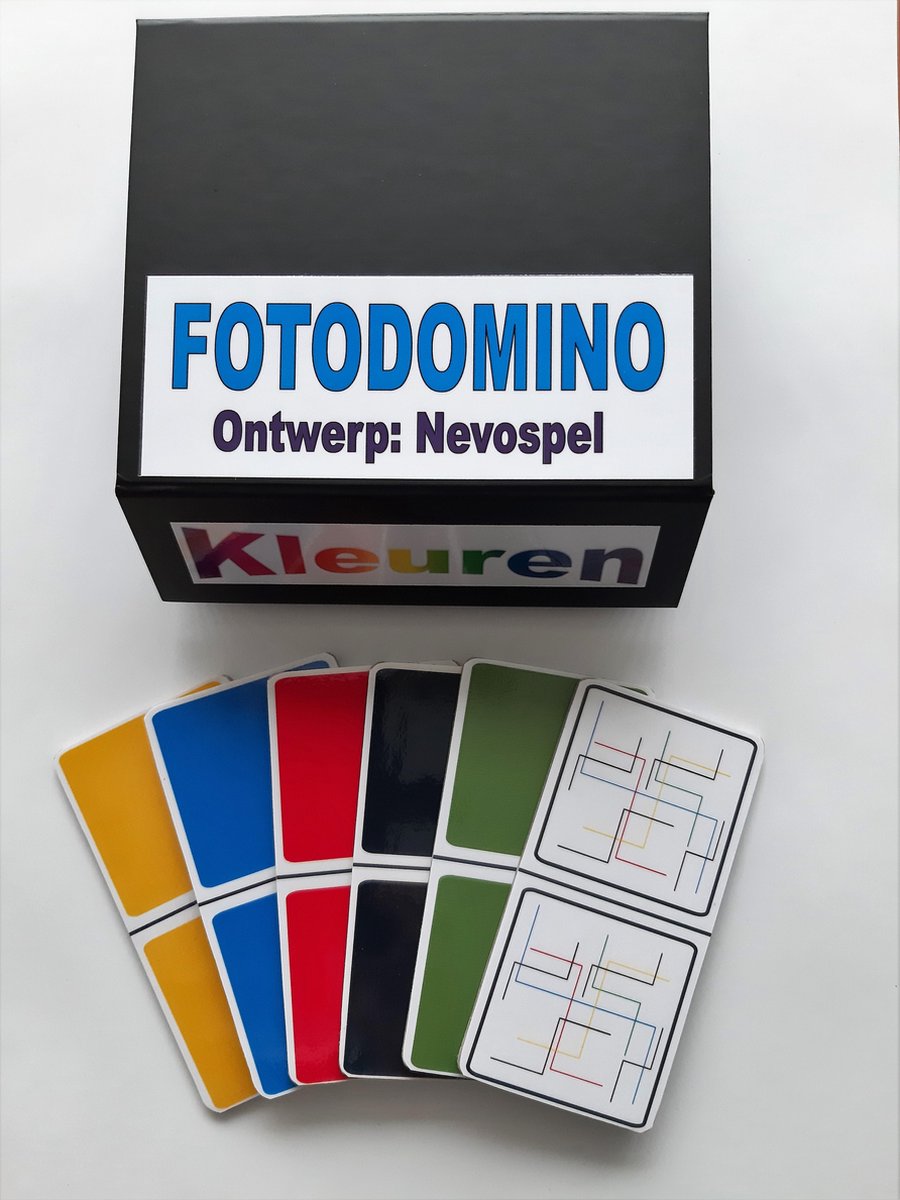 Denkspel voor mensen met dementie FotoDomino Kleuren