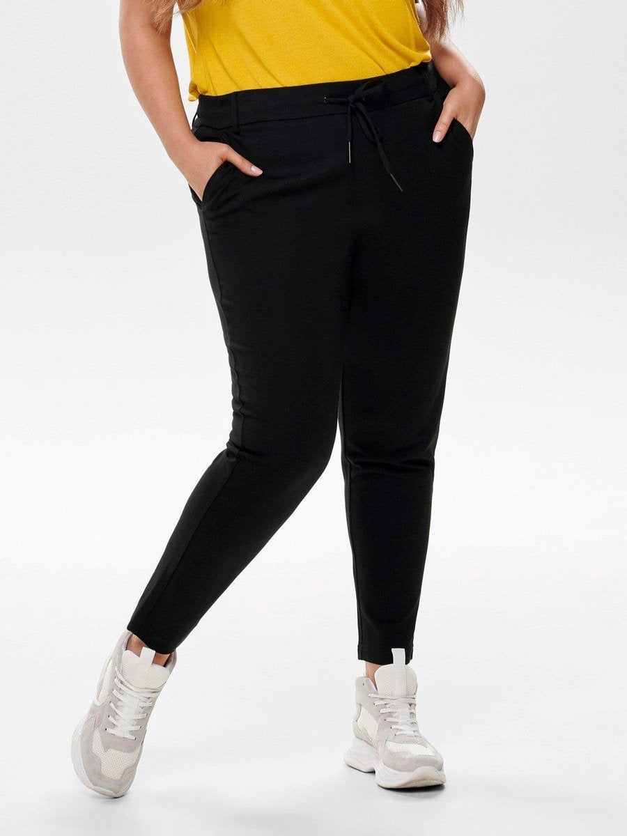 Only Carmakoma Cargoldtrash Broek/Pantalon Zwart Maat W52
