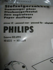 Philips Geneva stofzuigerzakken Cleanbag PH88