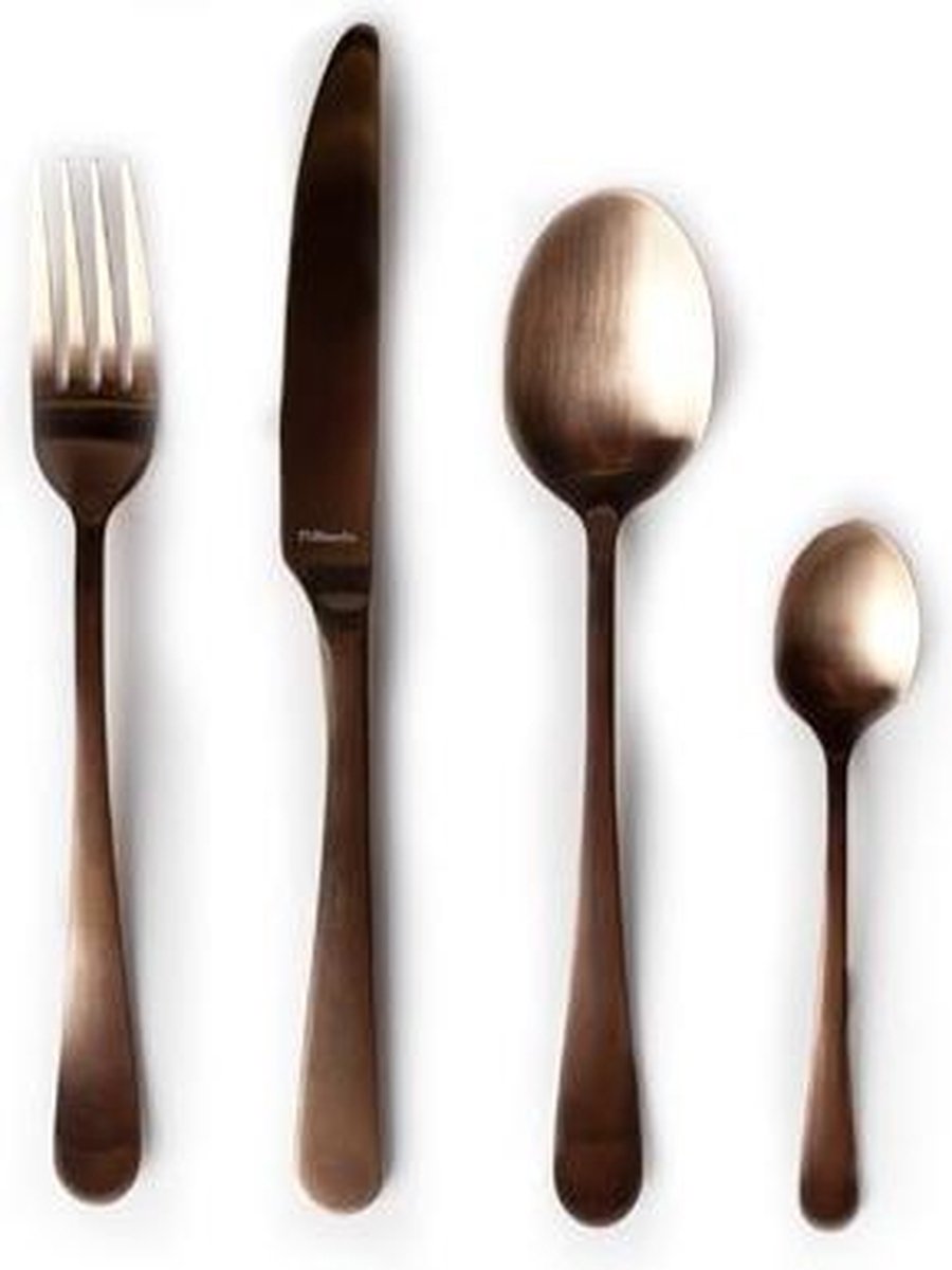 Amefa Vintage - Koperkleurig - Bestekset - 24 Delige - RVS  en Yourkitchen E-kookboek