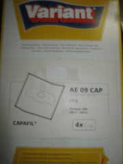 Variant stofzuigerzakken AEG gr11/gr13 capafil AE09cap vampyr hanseatic/privileg/singer