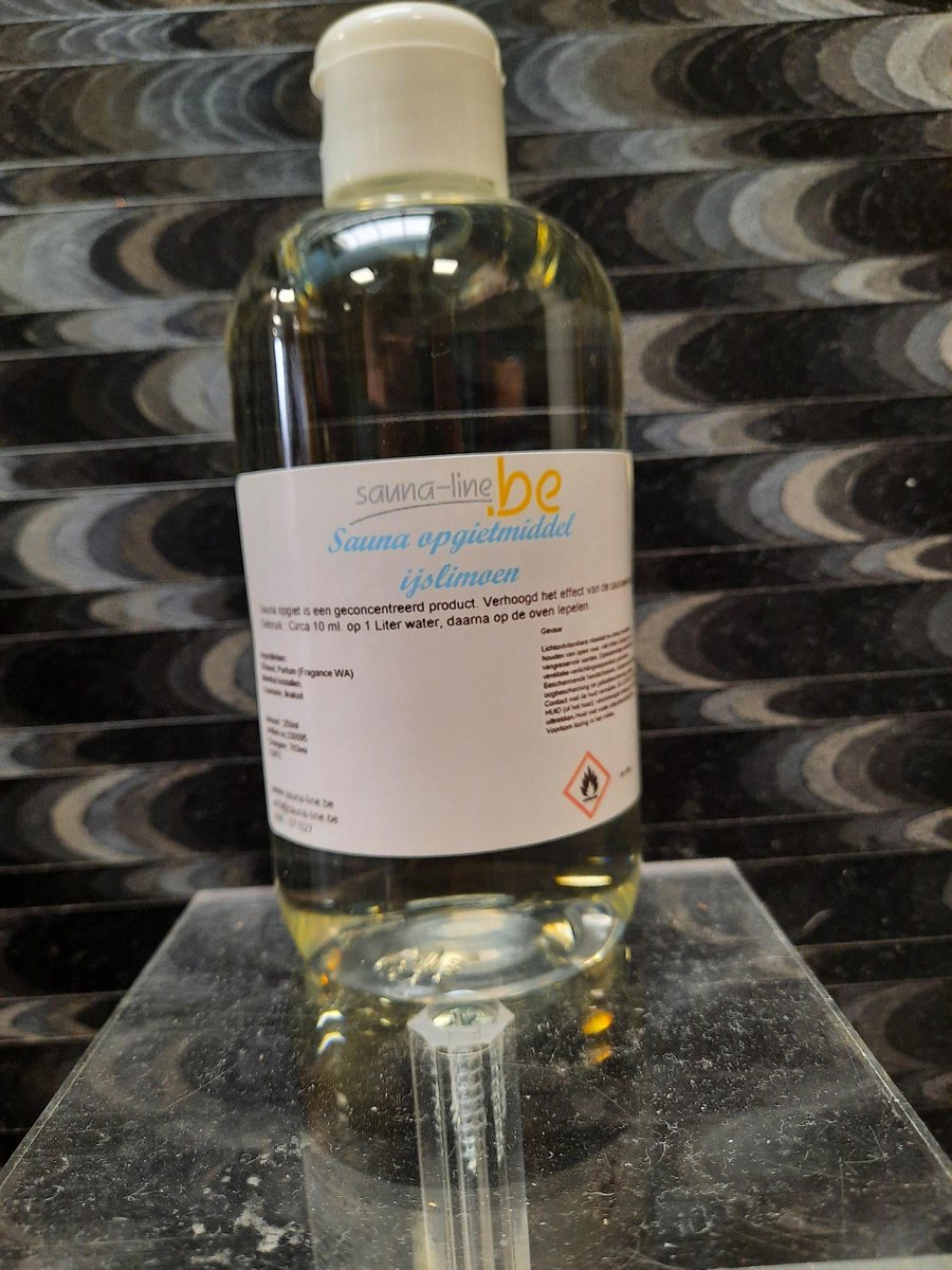 sauna opgietmiddel  ijslimoen 250 ml -sauna geuren - sauna opgiet
