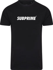 Subprime - Heren Tee SS Shirt Basic Black - Zwart - Maat XXL