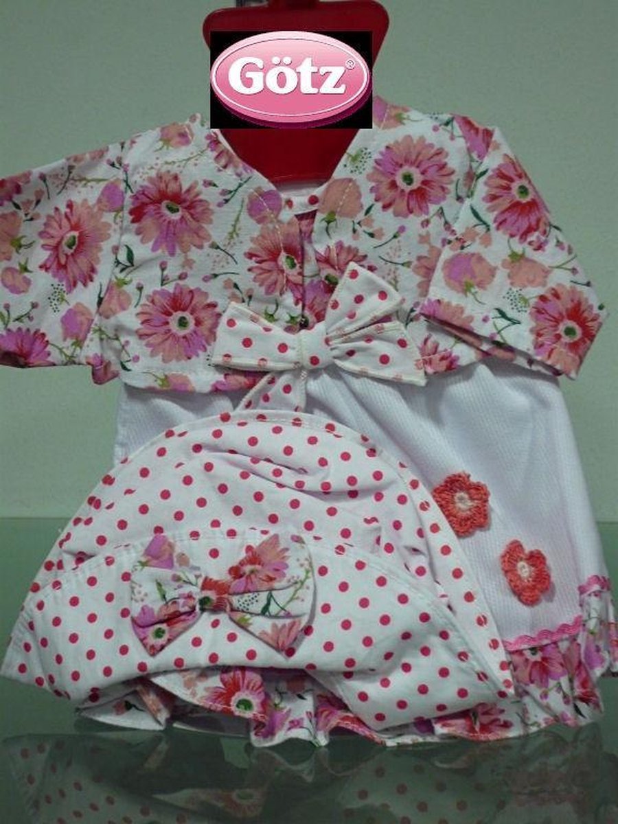 Gotz EAN 3401735 ZOMERTENUE 3-DELIGE KLEDINGSET VOOR 33cm BABYPOPPEN