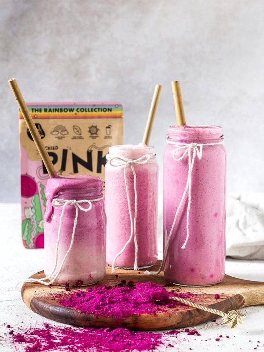 Rawnice-Pink Pitaya poeder | Natural food colouring | Dragon fruit powder - Rawnice- 70 gram