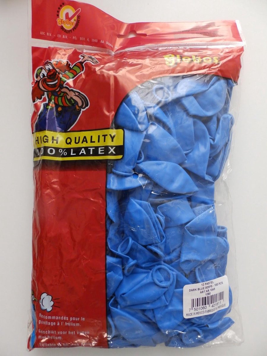 Ballonnen 100 stuks Blauw 30/35cm