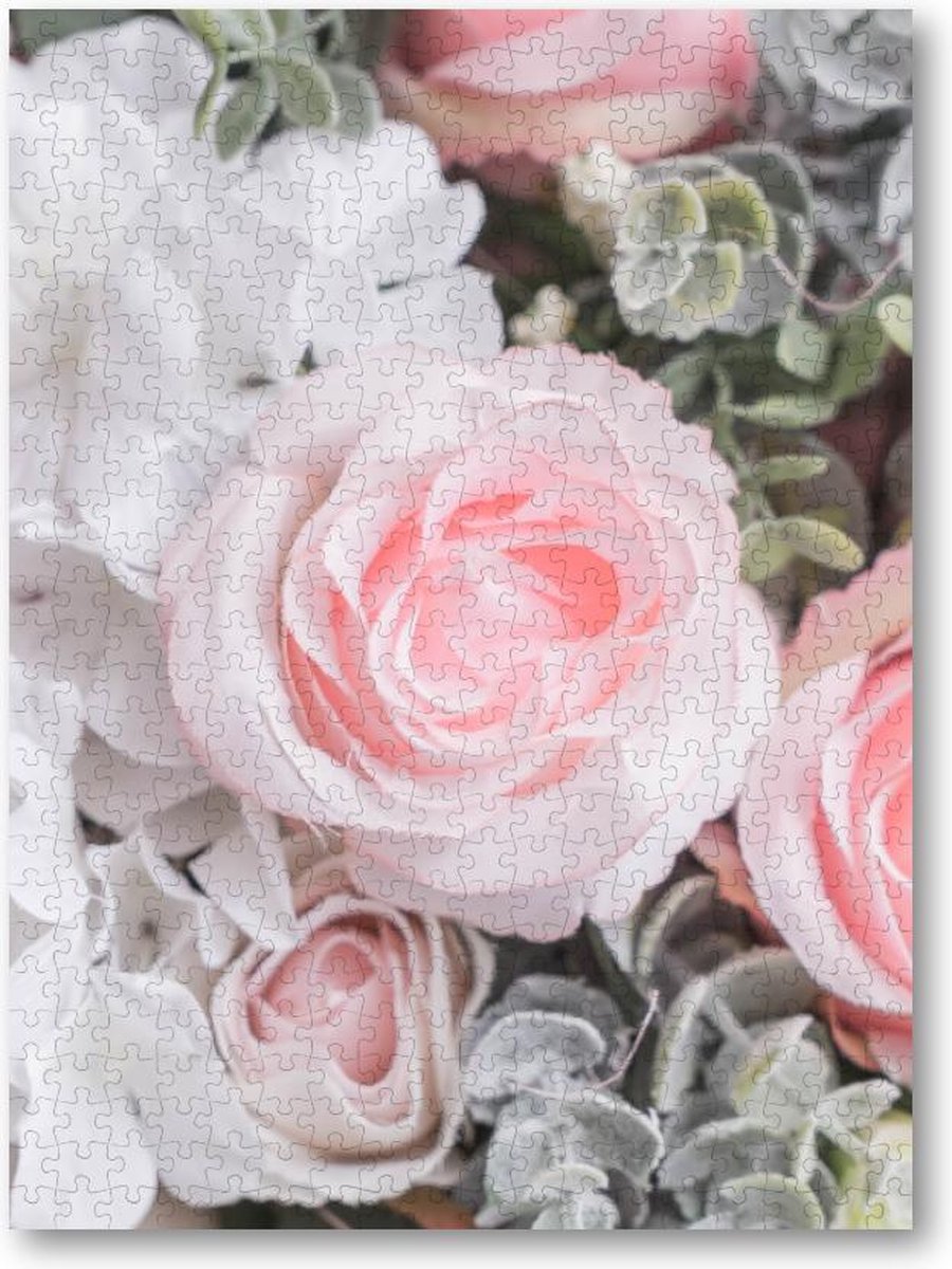 Bloemen boeket - 500 Stukjes puzzel voor volwassenen - Bloemen