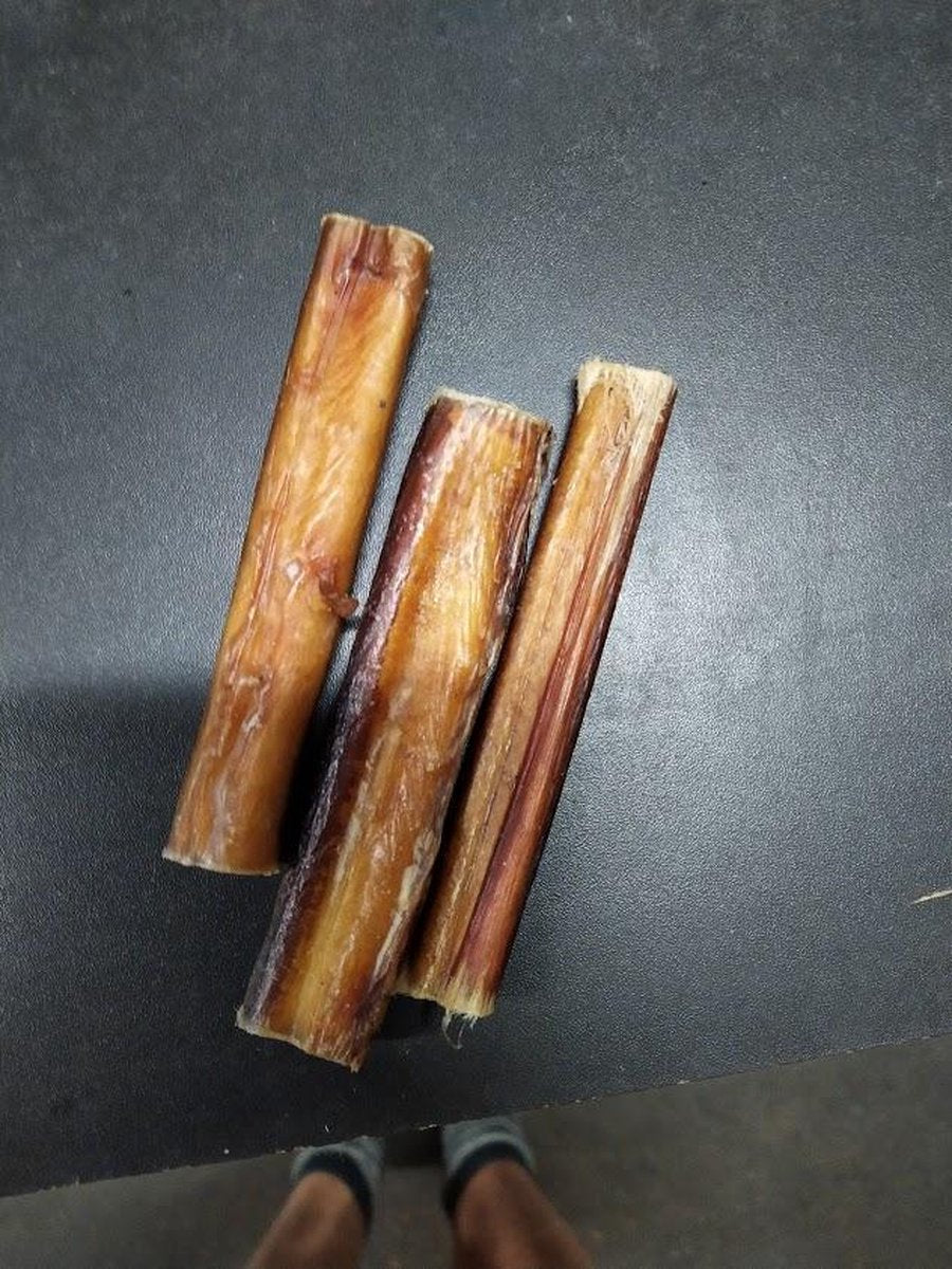 Bullepees Dik 12cm 50 stuks van de snackmeester 100% natuurlijk natural naturel