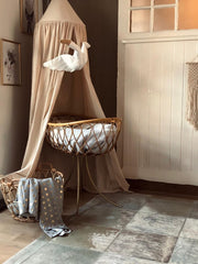 States&Klein Bedhemel - Klamboe - Decoratie Kinderkamer - 100% katoen - Hemeltje - Kraamcadeau - Zand