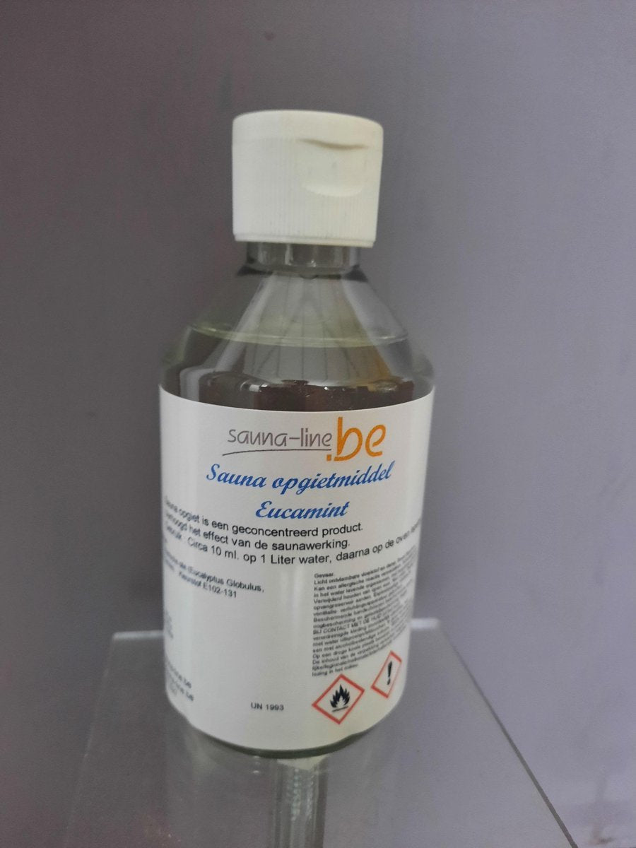 sauna opgietmiddel  eucalyptus -munt 250 ml-sauna geuren - sauna opgiet