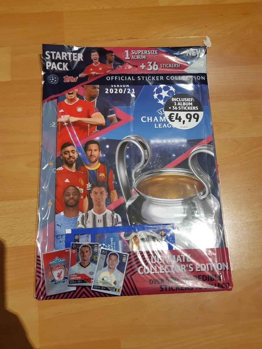 Topps - Champions League Stickers 2020/21  - starterpack