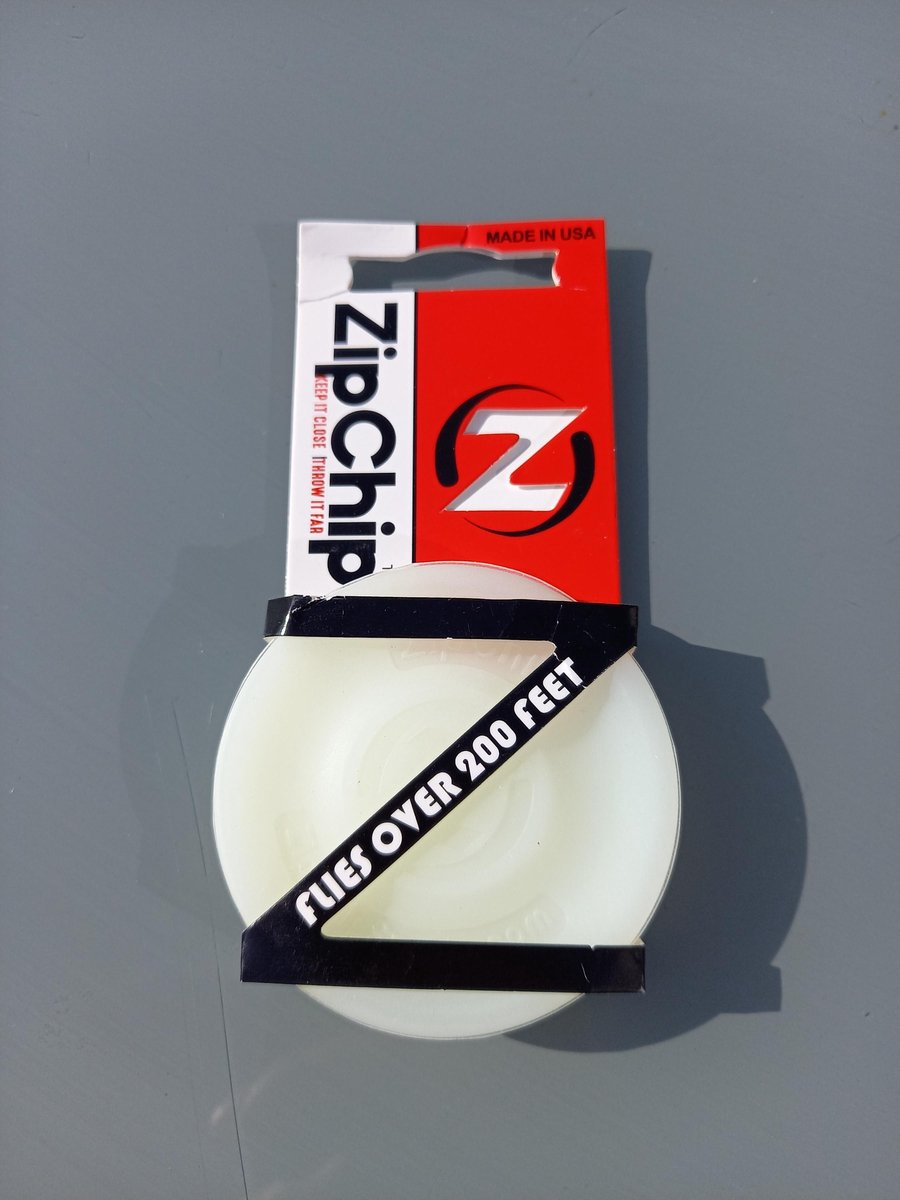 Zipchip official - Wit - frisbee mini -  buiten speelgoed - pocket disk