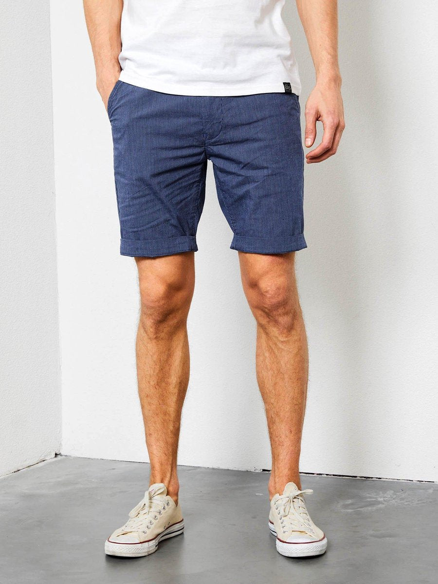 PETROL - Short chino - Deep Navy