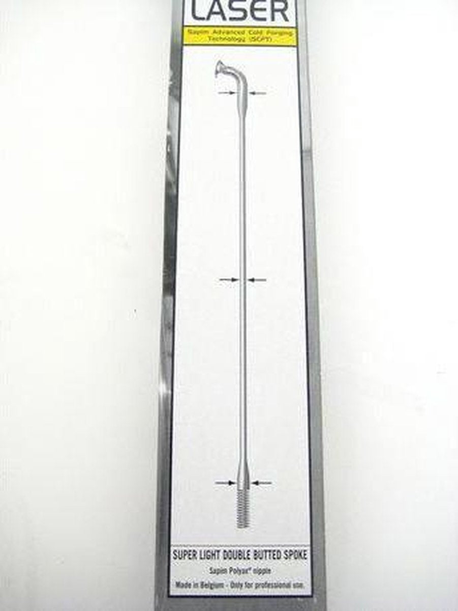 Spaak 14-238 RVS LASER met nippel super light p/50