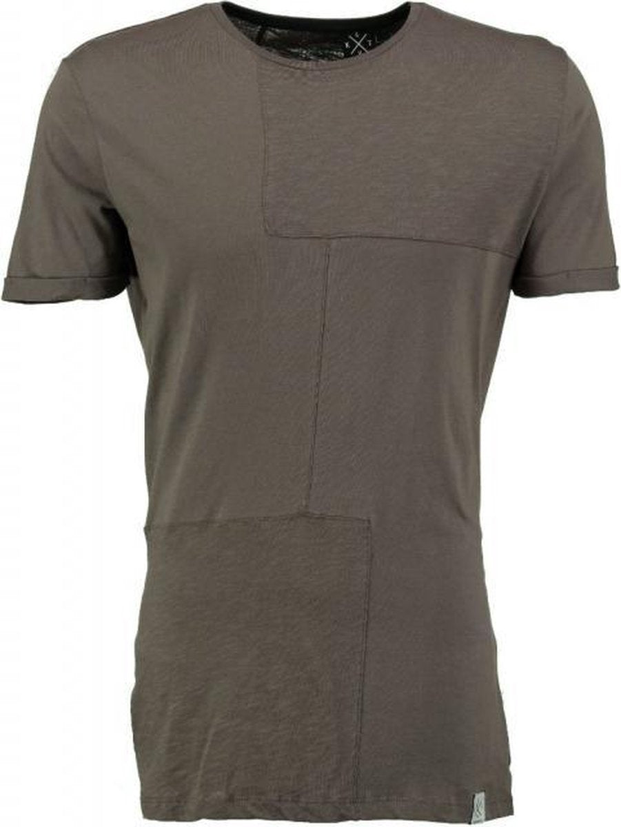 Kultivate long fit t-shirt army - Maat M