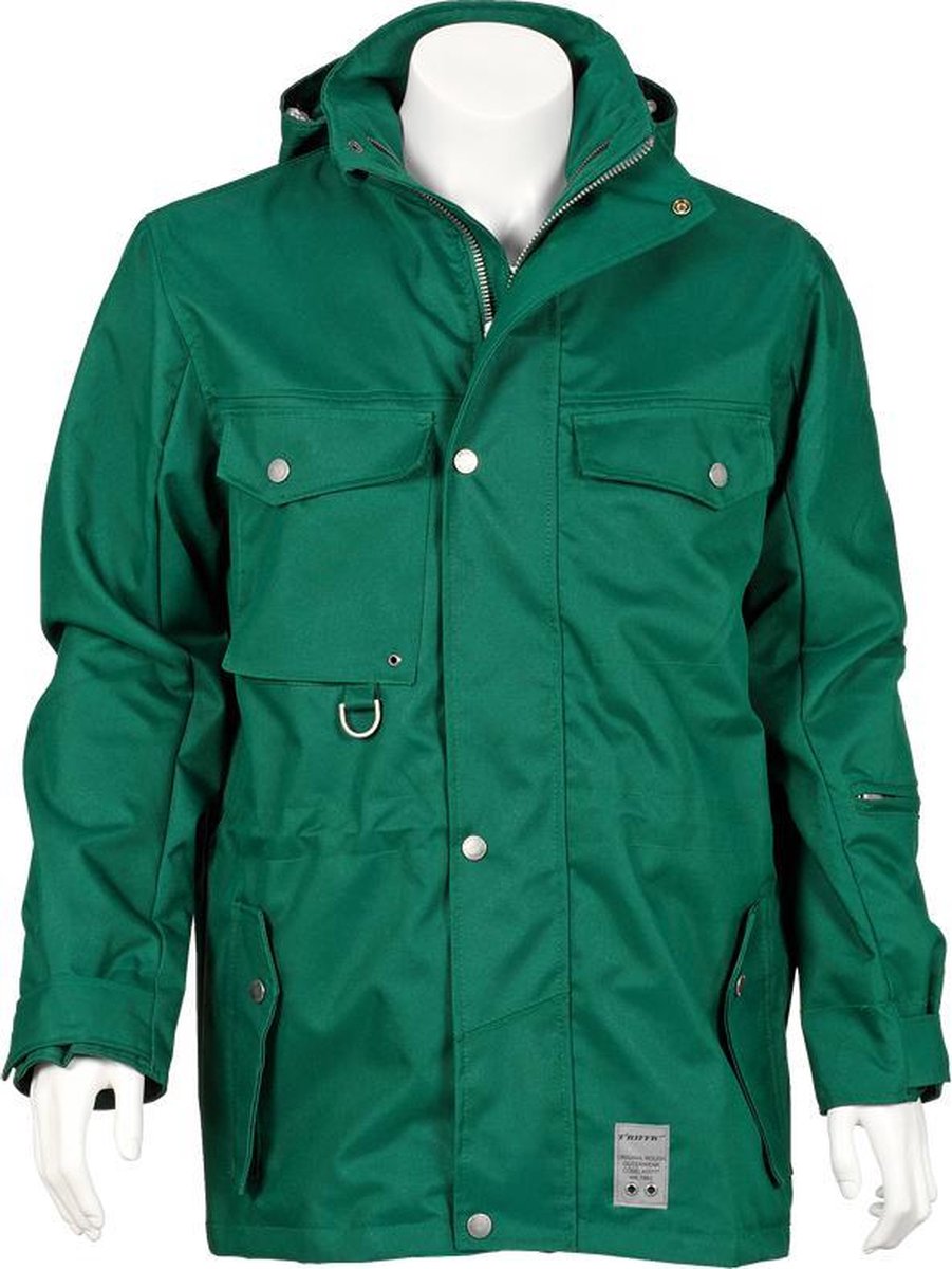T'RIFFIC® SOLID Parka Oxford 100% polyester Donkergroen size M