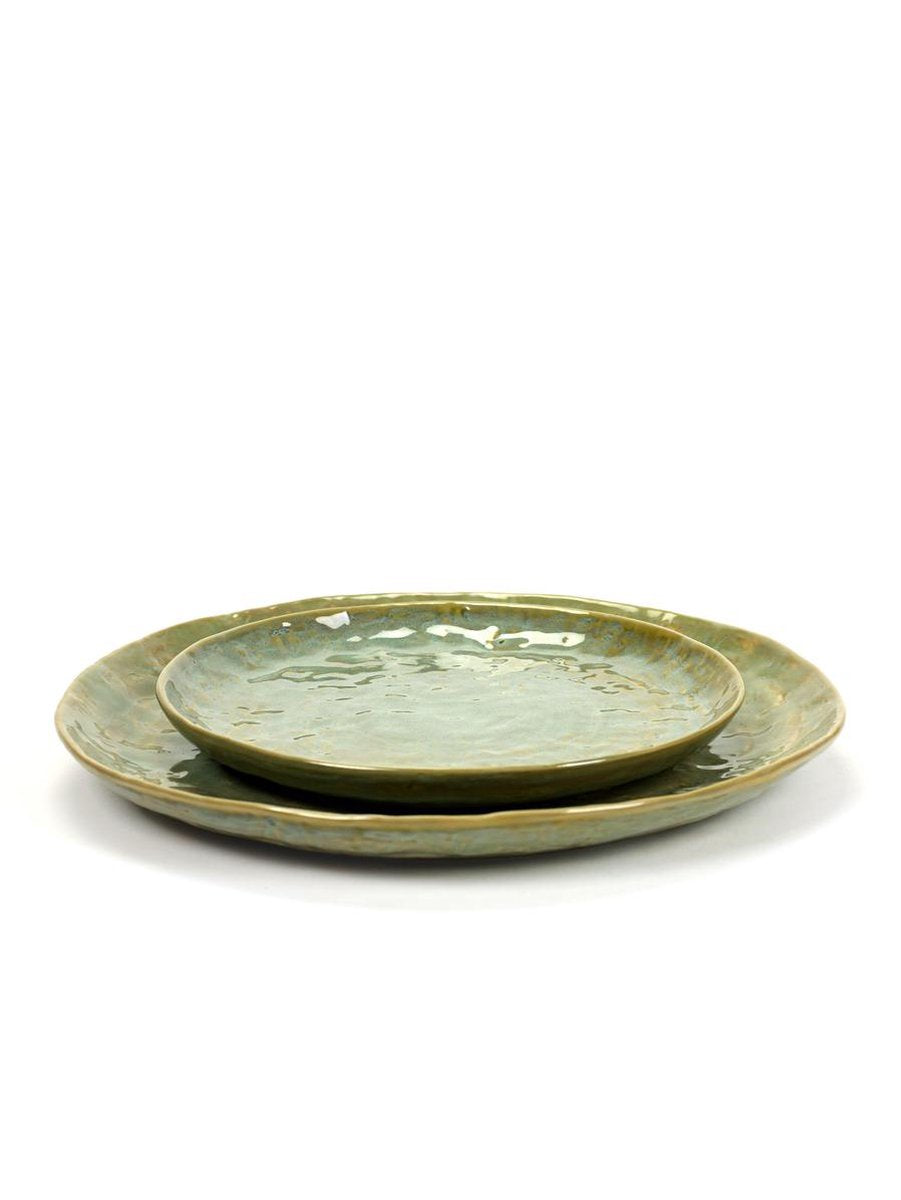 Serax Pure by Pascale Naessens Dinerbord - Large - Ø28 cm - 2 Stuks - Zeegroen