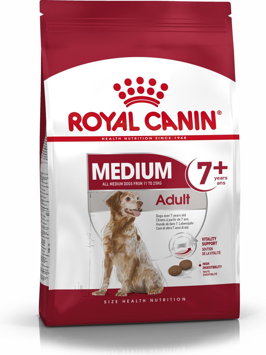 Royal Canin Medium Adult 7+ - Hondenvoer - 4 kg