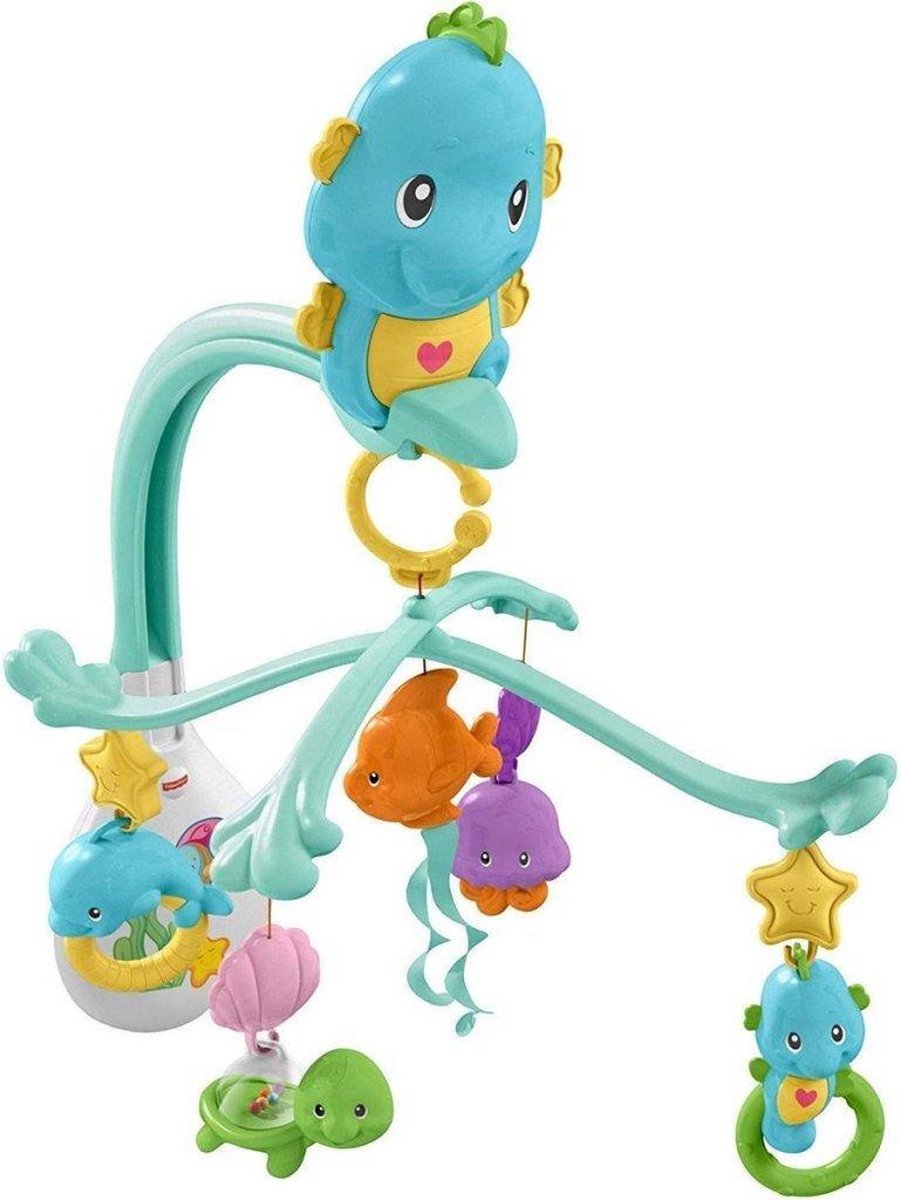 Fisher-Price muziekmobiel 3 in 1 Zeepaardjes