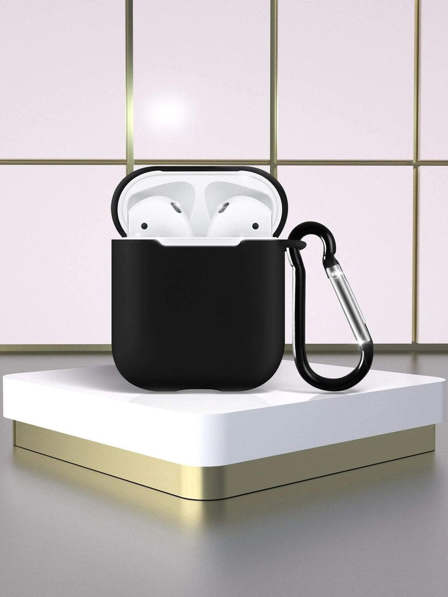 Zwart Case for Airpods/ beschermhoes voor Airpods