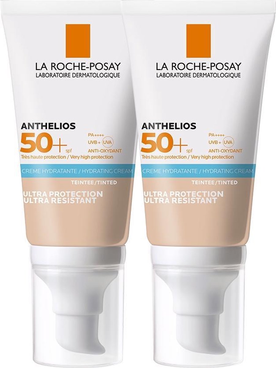 La Roche-Posay Anthelios Ultra Zonnebrand Getint SPF50+ - 2x50ml