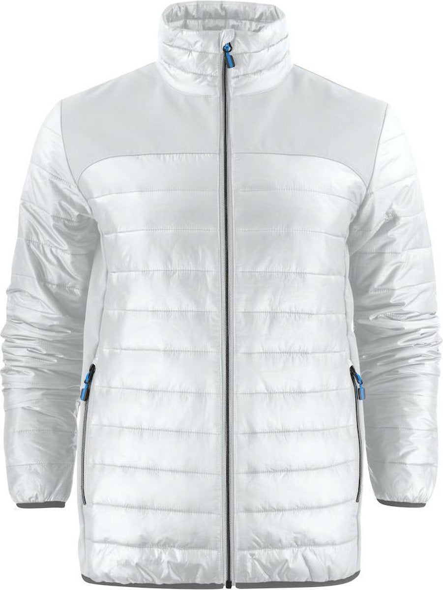 Printer Quilted Jas Expedition Man 2261057 Wit - Maat S