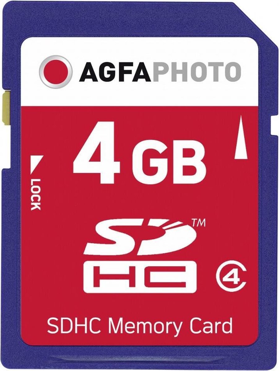 AgfaPhoto SDHC Kaart 4GB