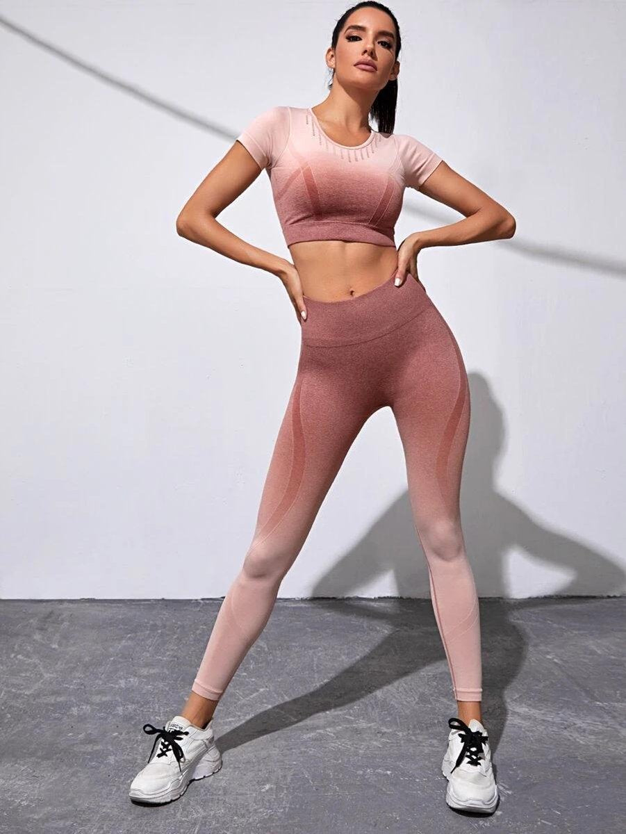ASA Sportset dames - yoga - fitness leggins- topje