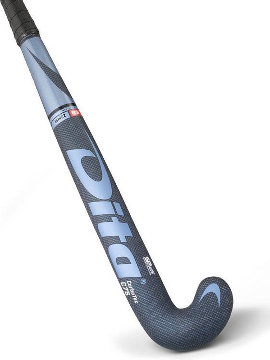 Dita CarboTec Blue Carbon C75 S-BOW POWERHOOK - Blue/Black - Hockeystick Unisex - 1018.015