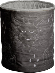 Roommate Opbergmand Sunshine 35 X 40 Cm Katoen Antraciet/grijs