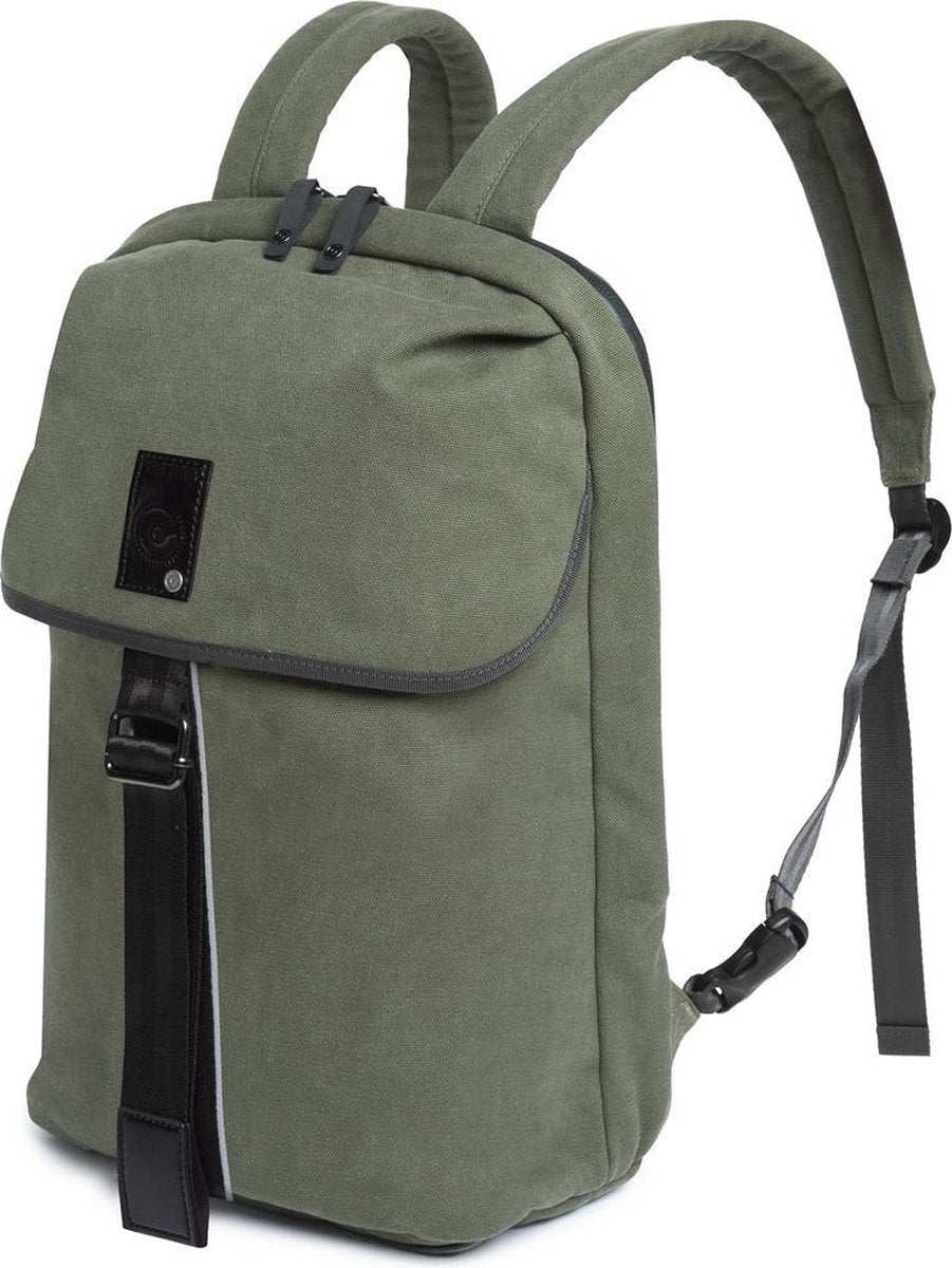 Cortina Durban Backpack Enkele fietstas - 18 liter - Army Green/Groen
