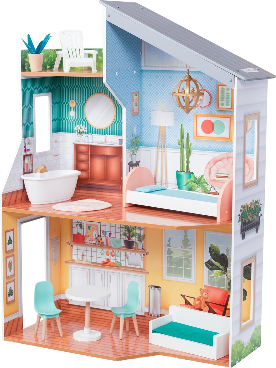 KidKraft Emily Poppenhuis - hoogte van 88